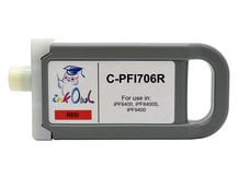 700ml Compatible Cartridge for CANON PFI-706R RED